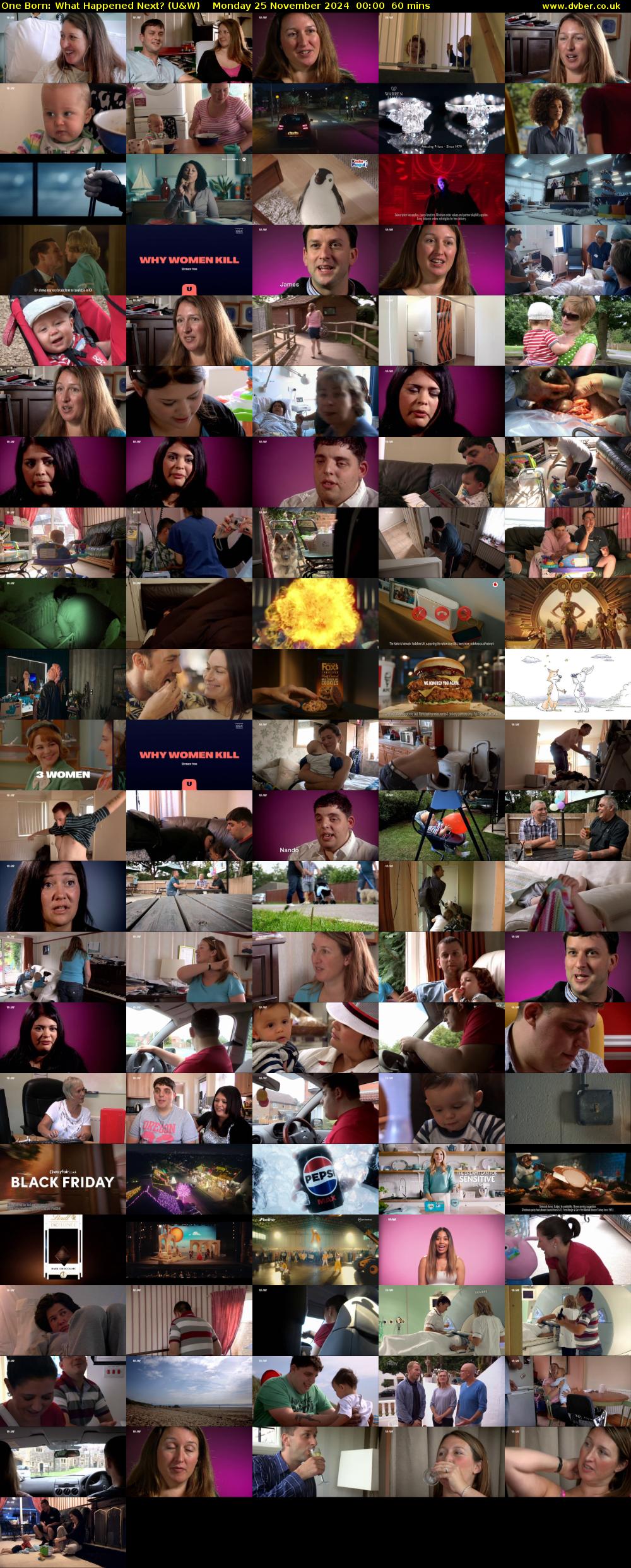 One Born: What Happened Next? (U&W) Monday 25 November 2024 00:00 - 01:00