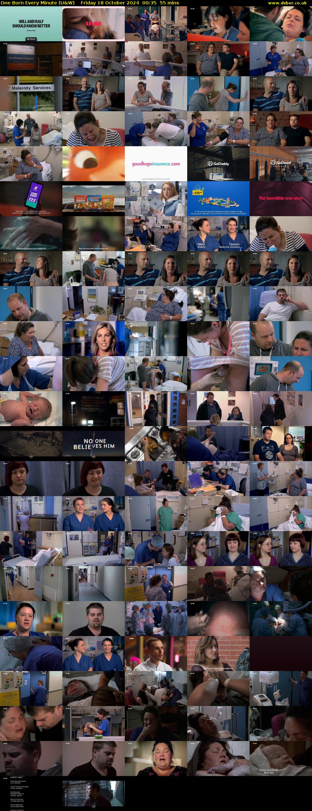One Born Every Minute (U&W) Friday 18 October 2024 00:35 - 01:30