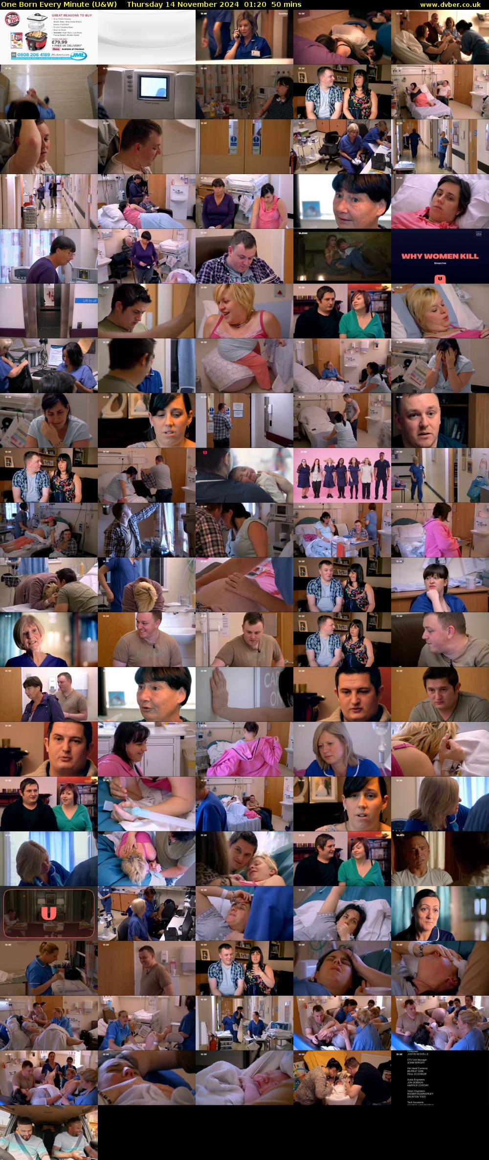 One Born Every Minute (U&W) Thursday 14 November 2024 01:20 - 02:10