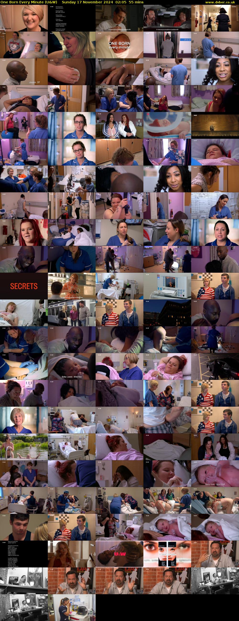 One Born Every Minute (U&W) Sunday 17 November 2024 02:05 - 03:00