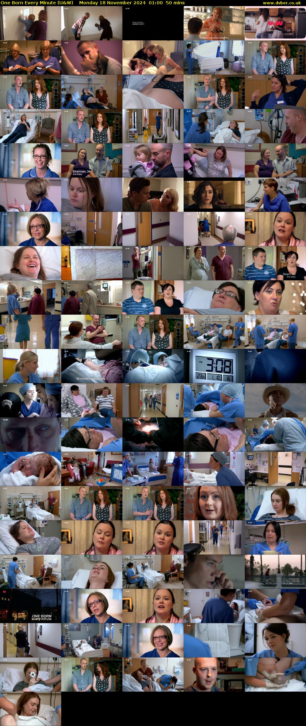 One Born Every Minute (U&W) Monday 18 November 2024 01:00 - 01:50
