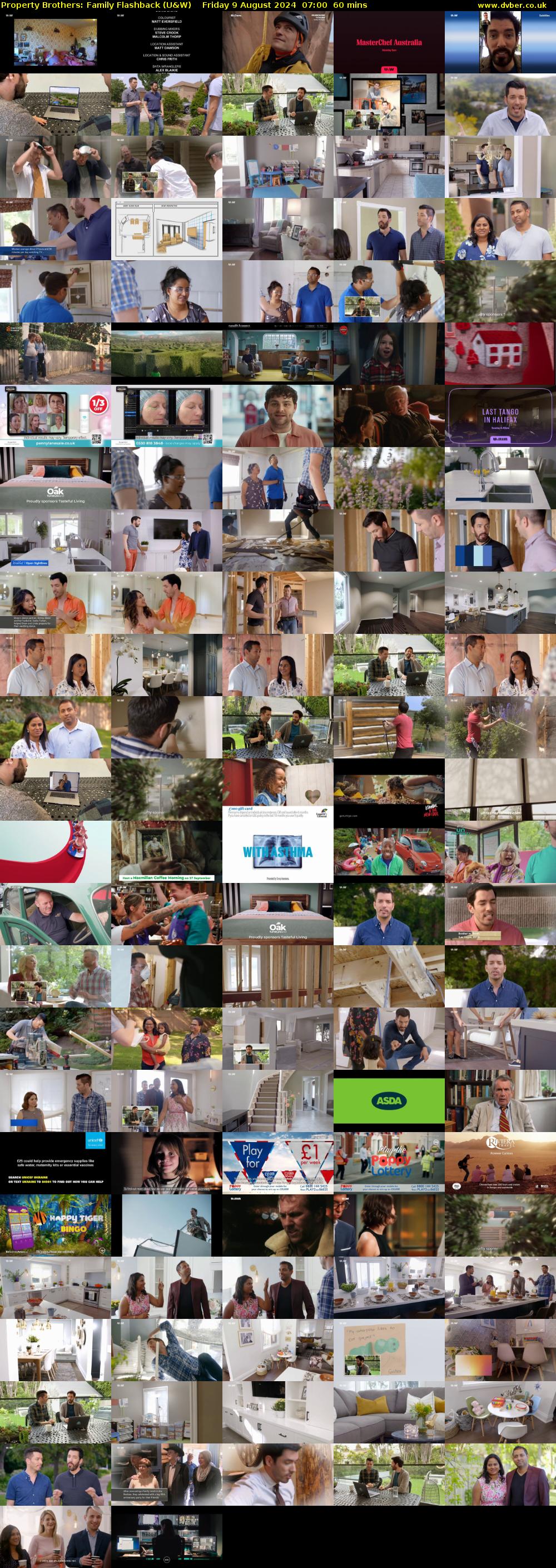 Property Brothers: Family Flashback (U&W) Friday 9 August 2024 07:00 - 08:00