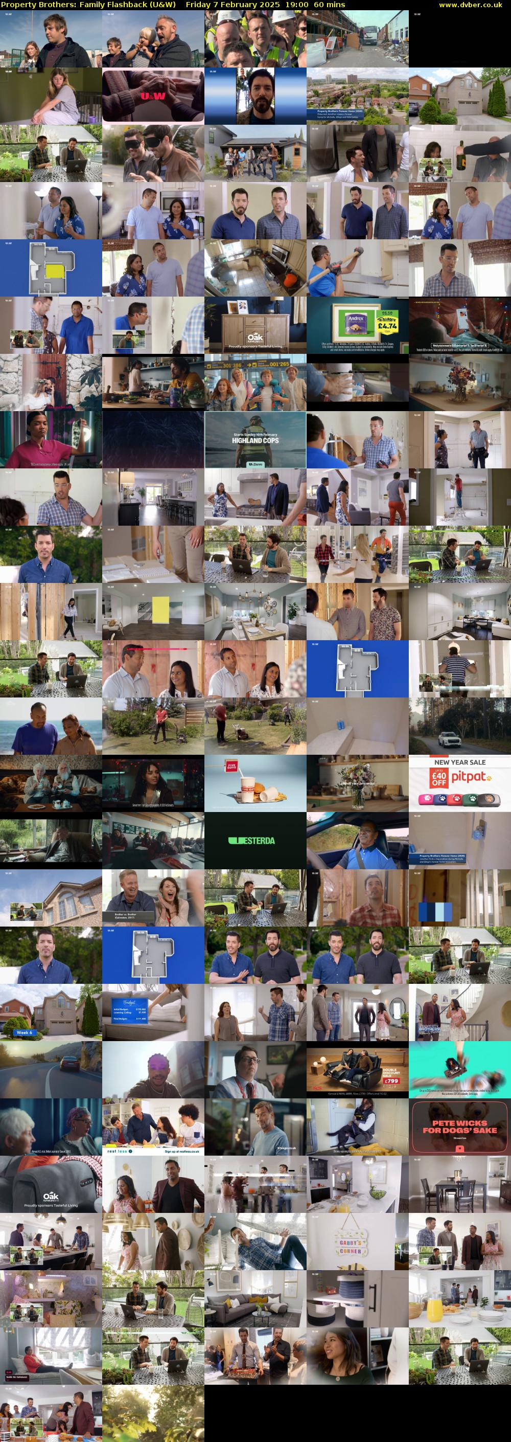 Property Brothers: Family Flashback (U&W) Friday 7 February 2025 19:00 - 20:00