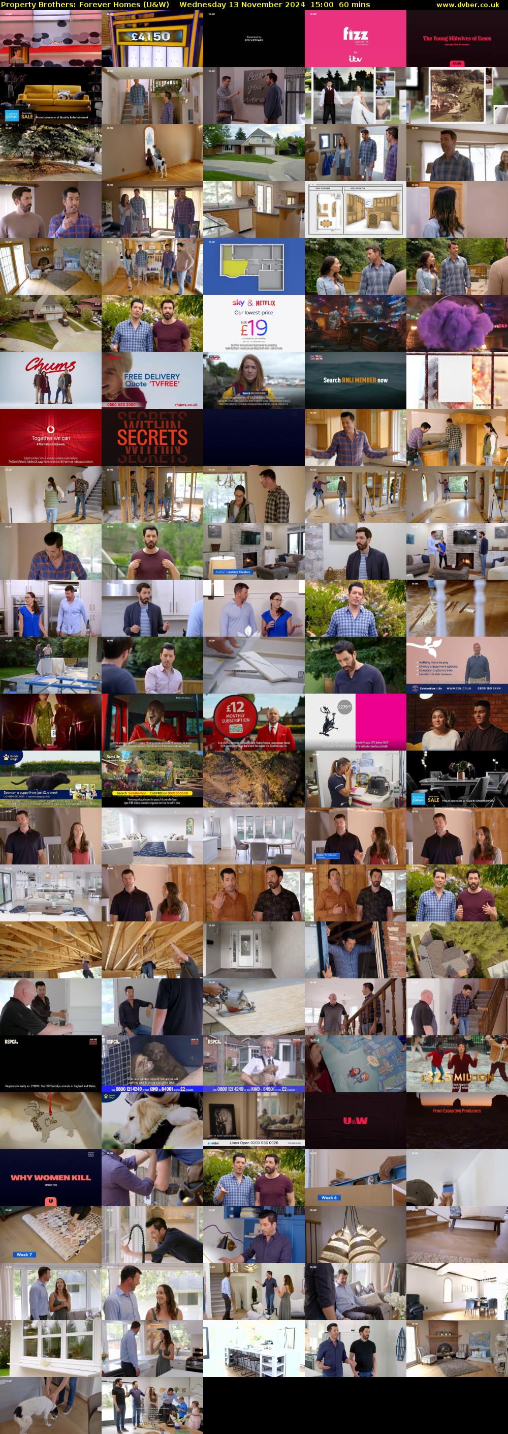 Property Brothers: Forever Homes (U&W) Wednesday 13 November 2024 15:00 - 16:00