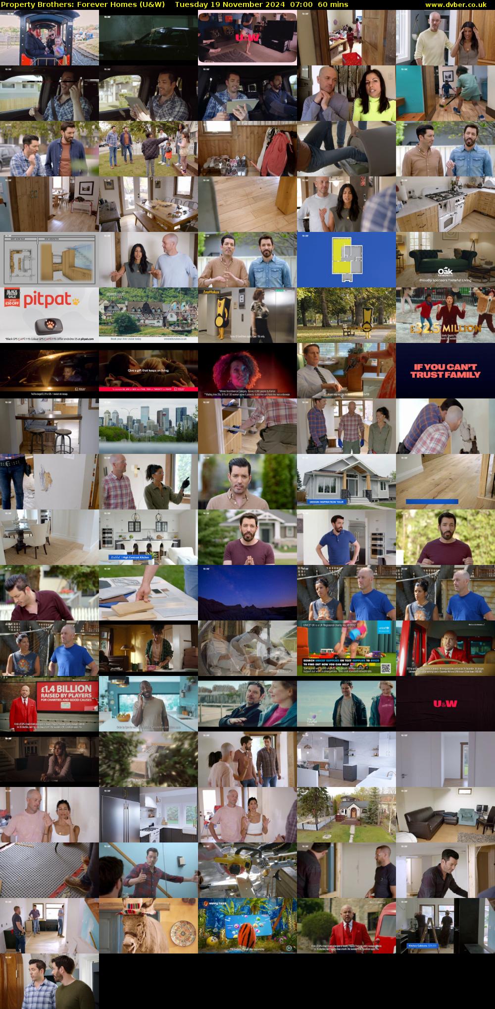Property Brothers: Forever Homes (U&W) Tuesday 19 November 2024 07:00 - 08:00