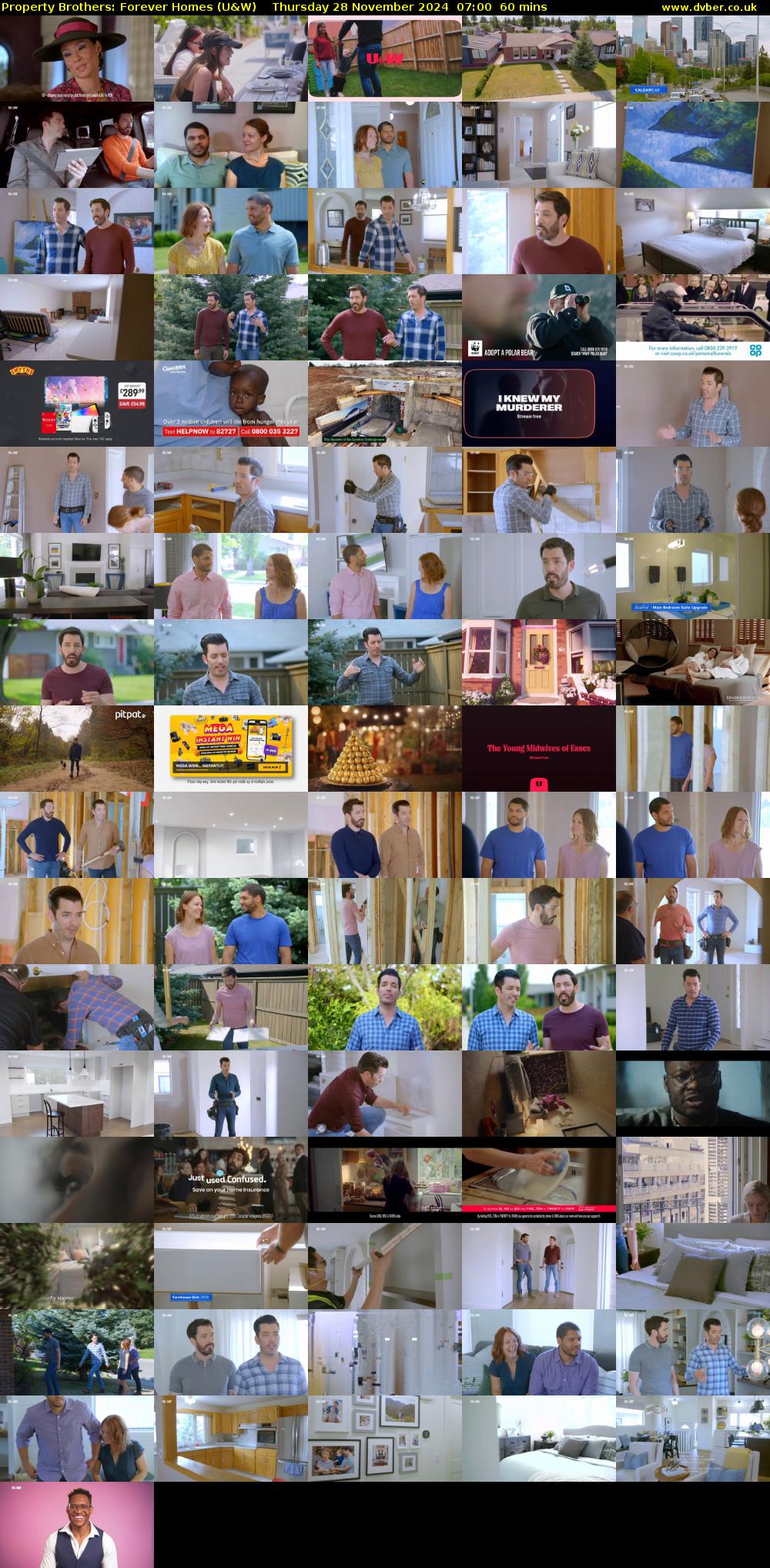 Property Brothers: Forever Homes (U&W) Thursday 28 November 2024 07:00 - 08:00
