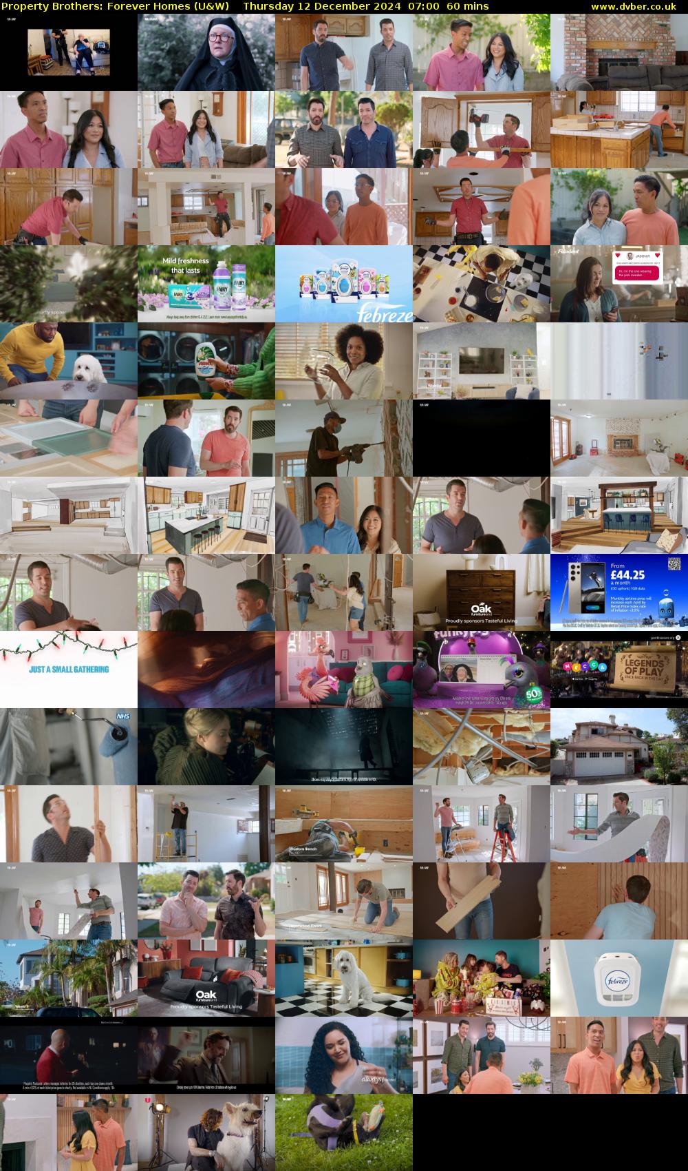 Property Brothers: Forever Homes (U&W) Thursday 12 December 2024 07:00 - 08:00