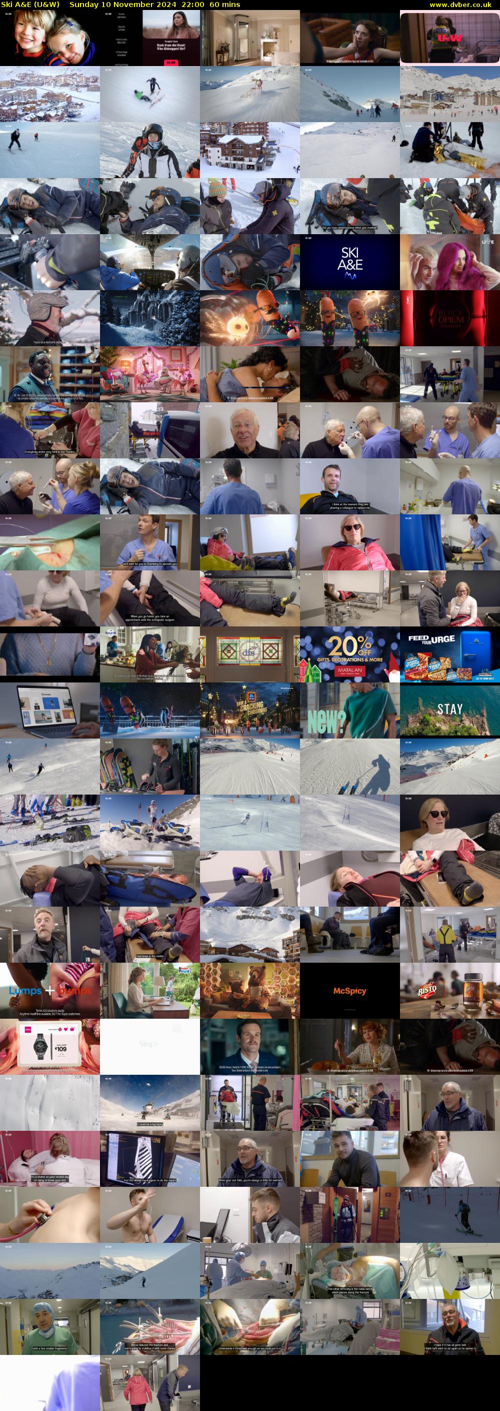 Ski A&E (U&W) Sunday 10 November 2024 22:00 - 23:00