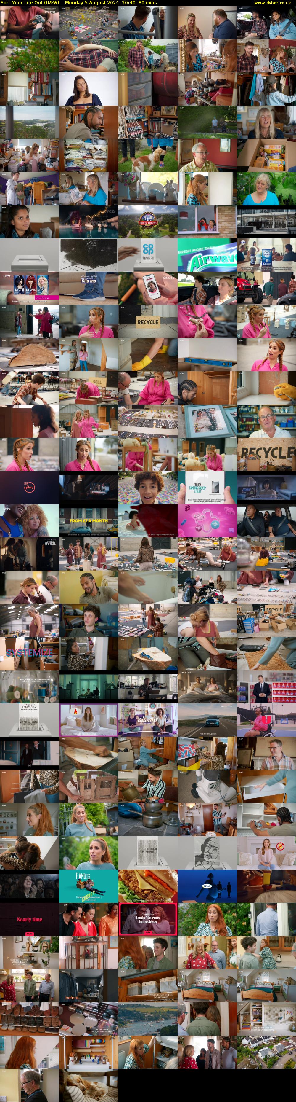 Sort Your Life Out (U&W) Monday 5 August 2024 20:40 - 22:00