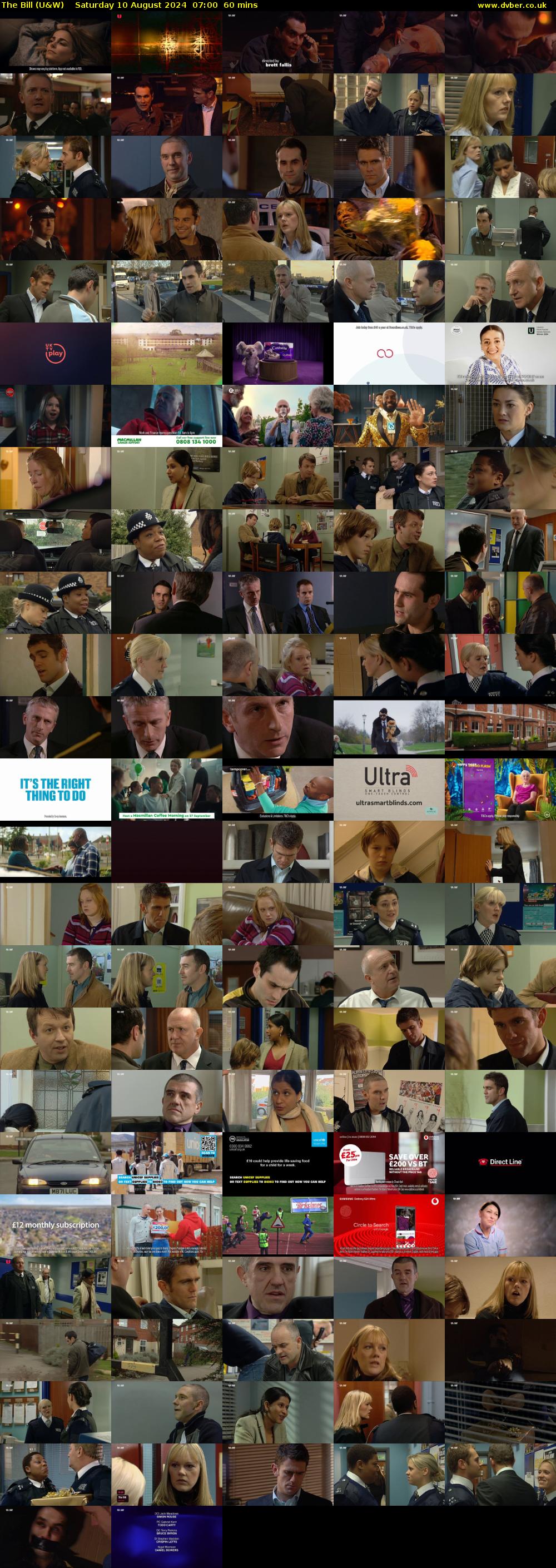 The Bill (U&W) Saturday 10 August 2024 07:00 - 08:00