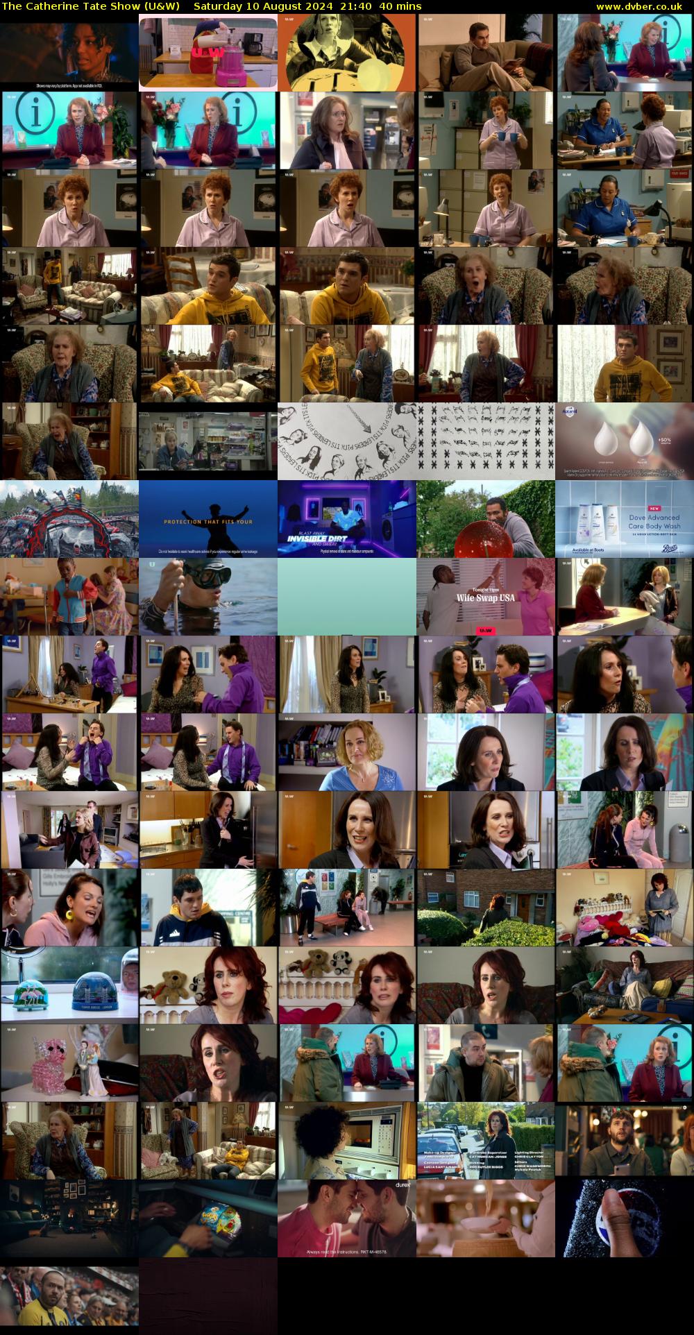 The Catherine Tate Show (U&W) Saturday 10 August 2024 21:40 - 22:20