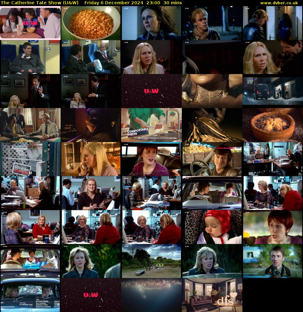 The Catherine Tate Show (U&W) Friday 6 December 2024 23:00 - 23:30