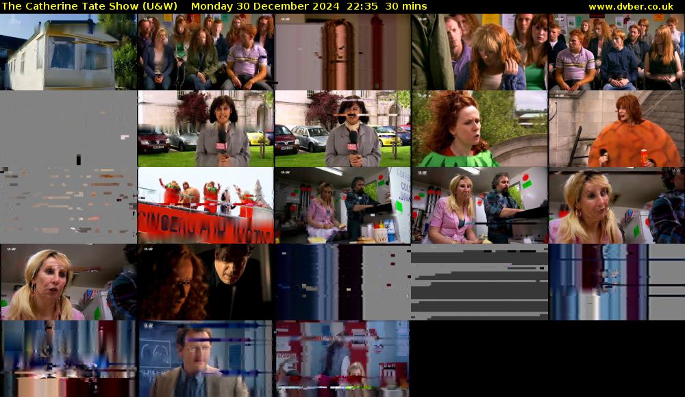 The Catherine Tate Show (U&W) Monday 30 December 2024 22:35 - 23:05