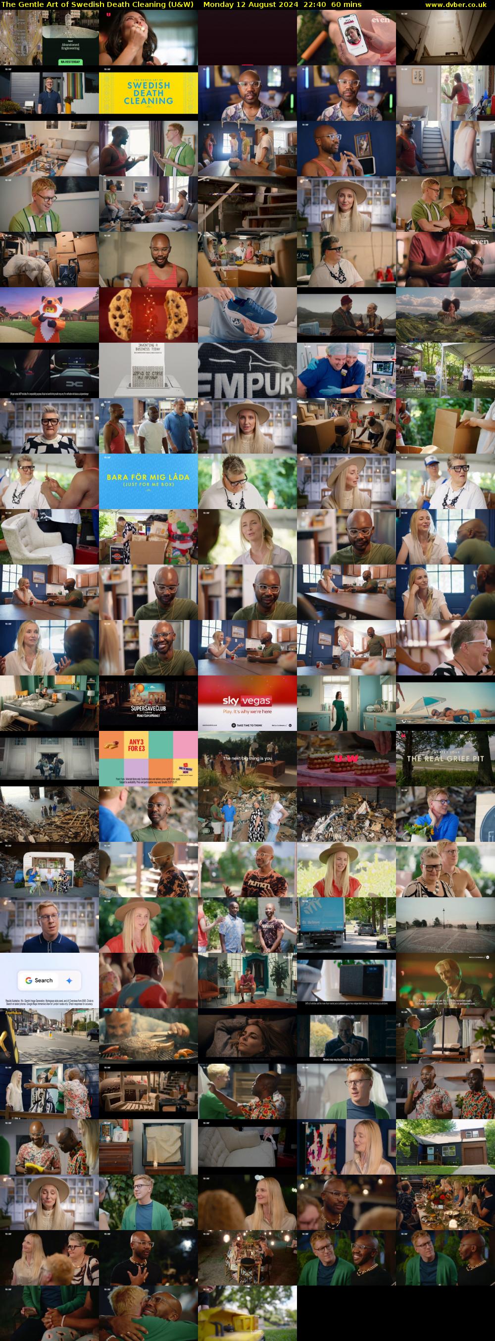 The Gentle Art of Swedish Death Cleaning (U&W) Monday 12 August 2024 22:40 - 23:40