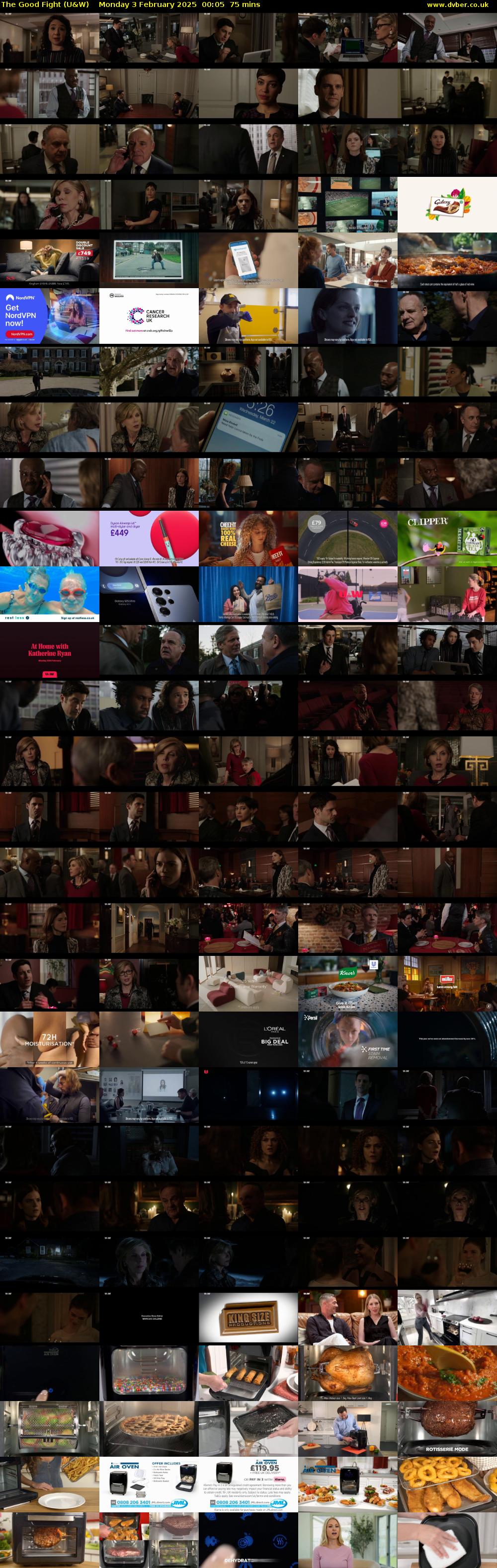 The Good Fight (U&W) Monday 3 February 2025 00:05 - 01:20