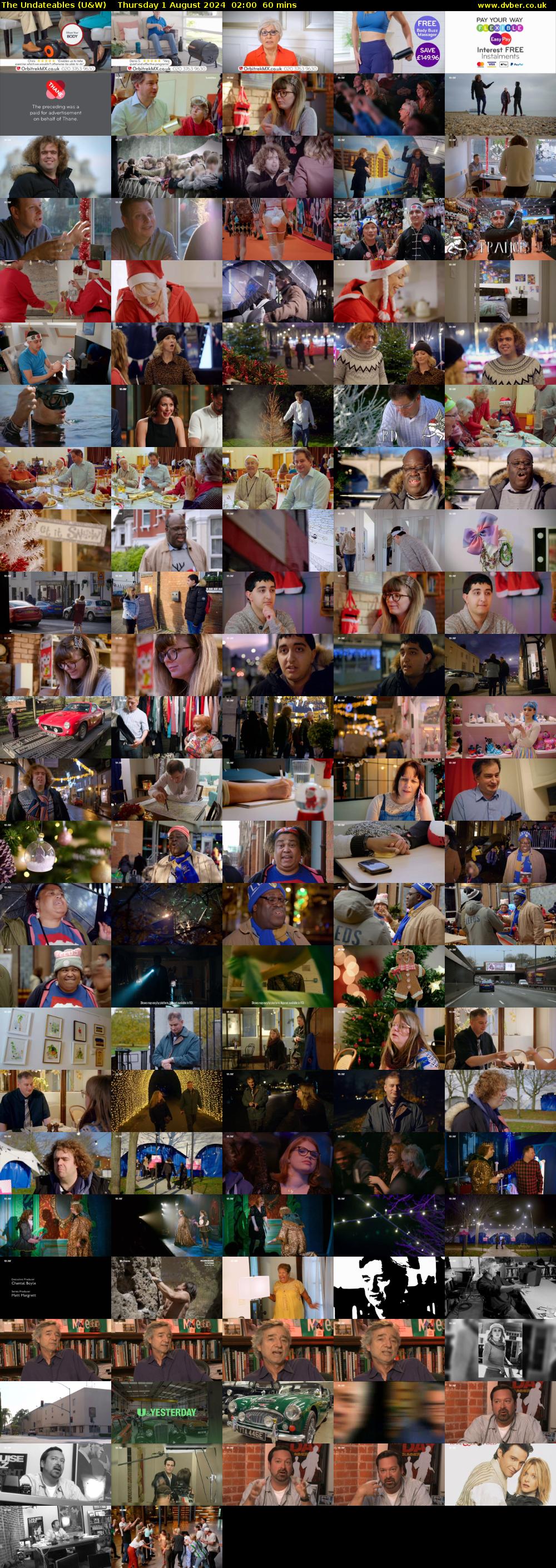 The Undateables (U&W) Thursday 1 August 2024 02:00 - 03:00