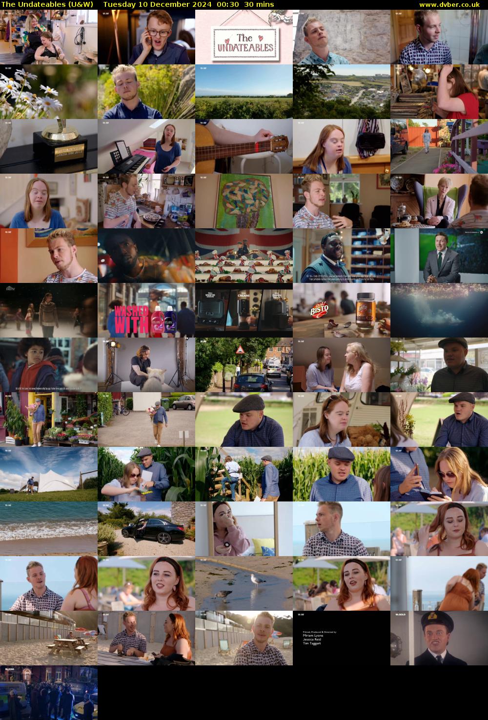 The Undateables (U&W) Tuesday 10 December 2024 00:30 - 01:00