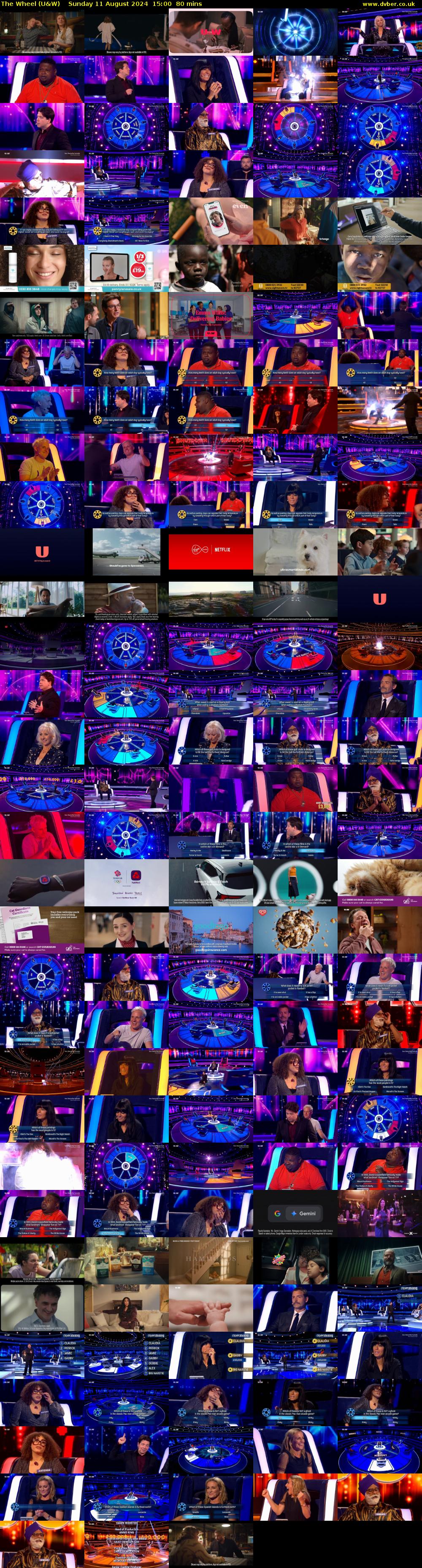 The Wheel (U&W) Sunday 11 August 2024 15:00 - 16:20