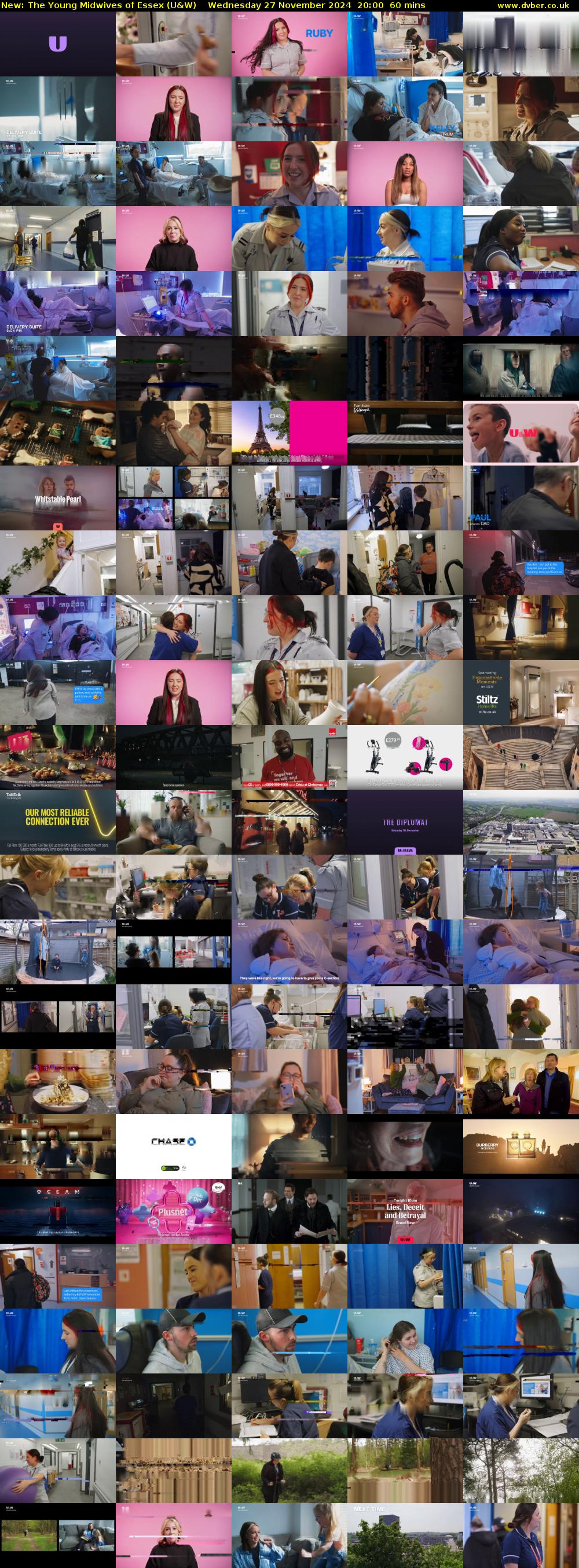 The Young Midwives of Essex (U&W) Wednesday 27 November 2024 20:00 - 21:00