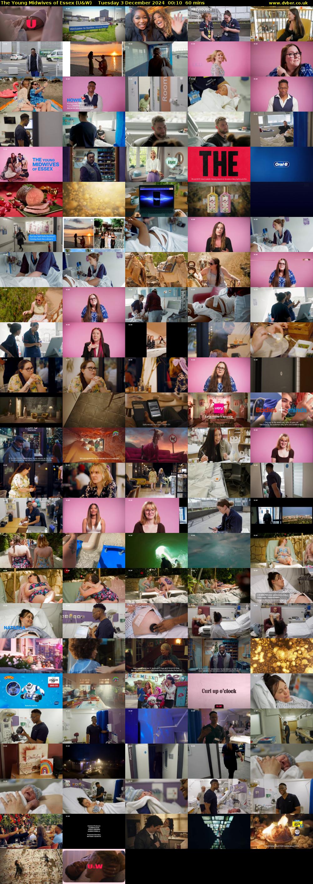 The Young Midwives of Essex (U&W) Tuesday 3 December 2024 00:10 - 01:10