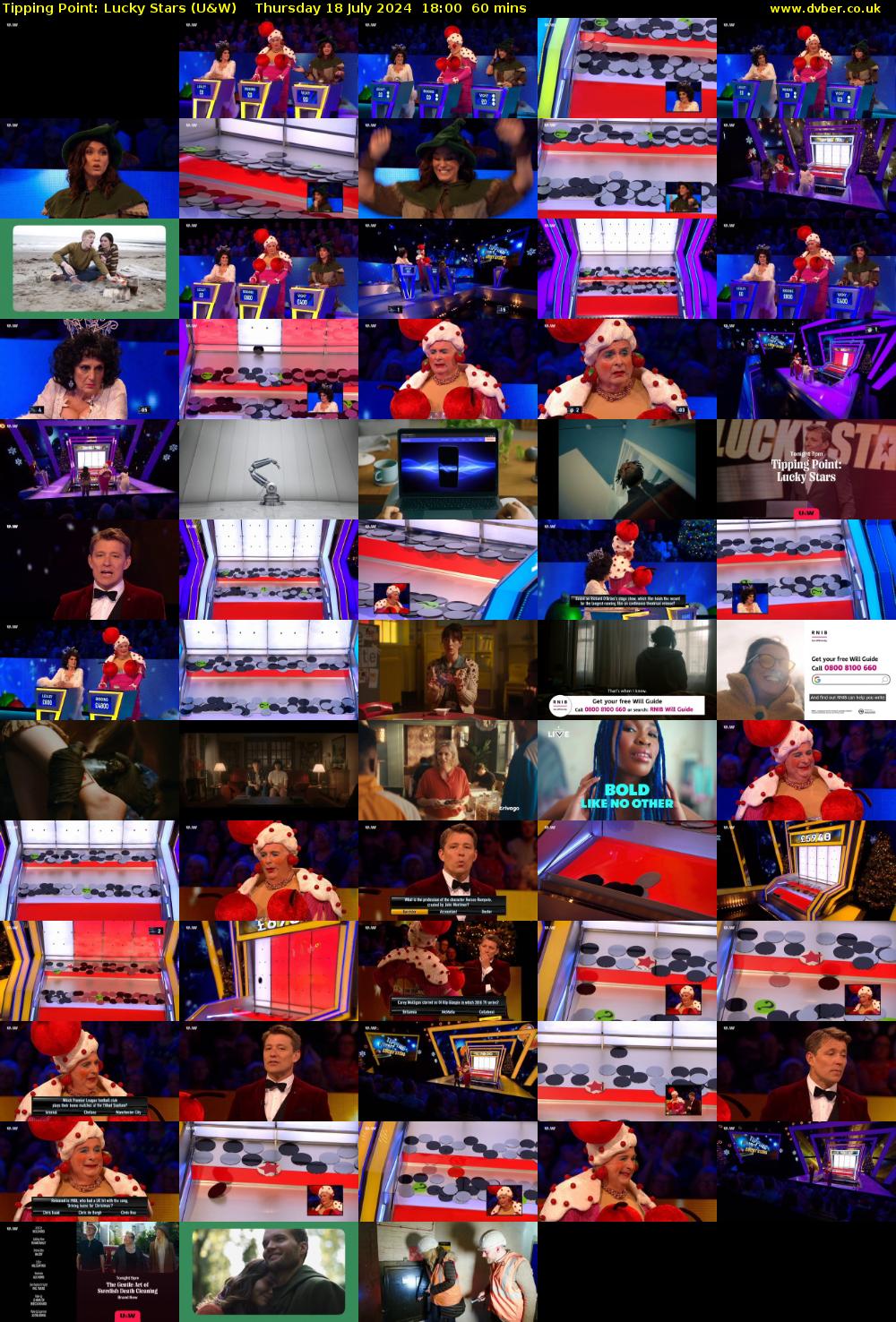 Tipping Point: Lucky Stars (U&W) Thursday 18 July 2024 18:00 - 19:00