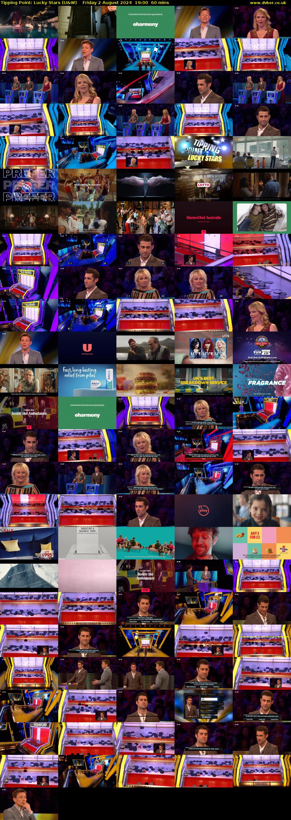 Tipping Point: Lucky Stars (U&W) Friday 2 August 2024 19:00 - 20:00