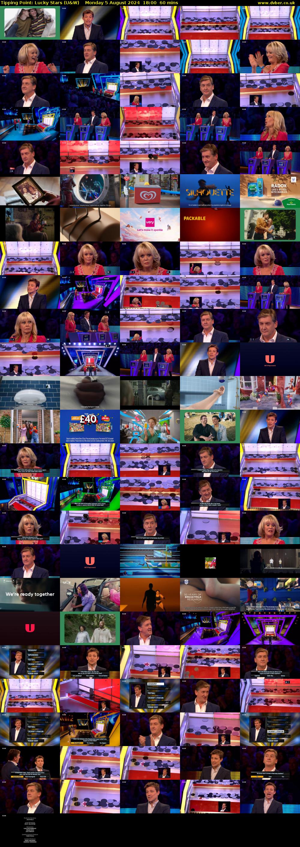 Tipping Point: Lucky Stars (U&W) Monday 5 August 2024 18:00 - 19:00