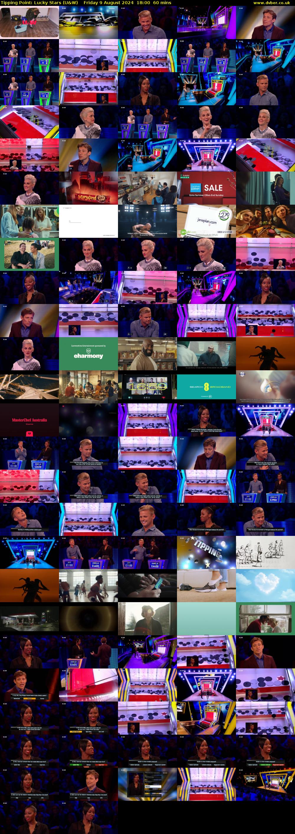 Tipping Point: Lucky Stars (U&W) Friday 9 August 2024 18:00 - 19:00