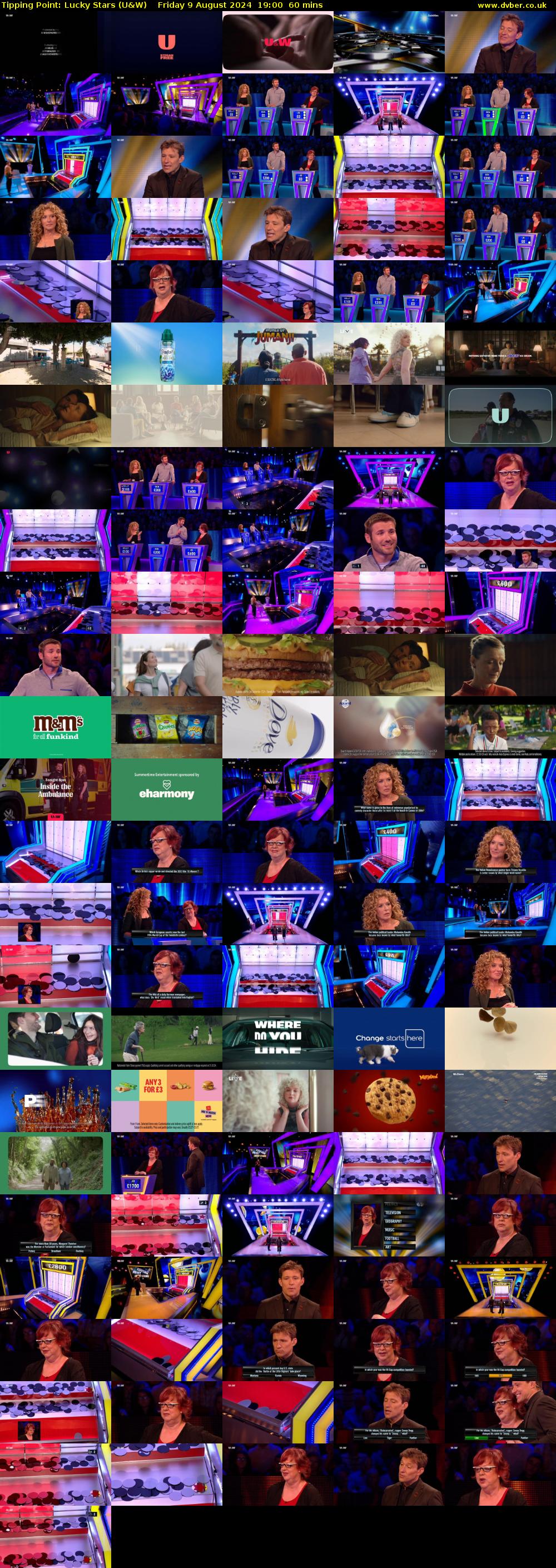 Tipping Point: Lucky Stars (U&W) Friday 9 August 2024 19:00 - 20:00