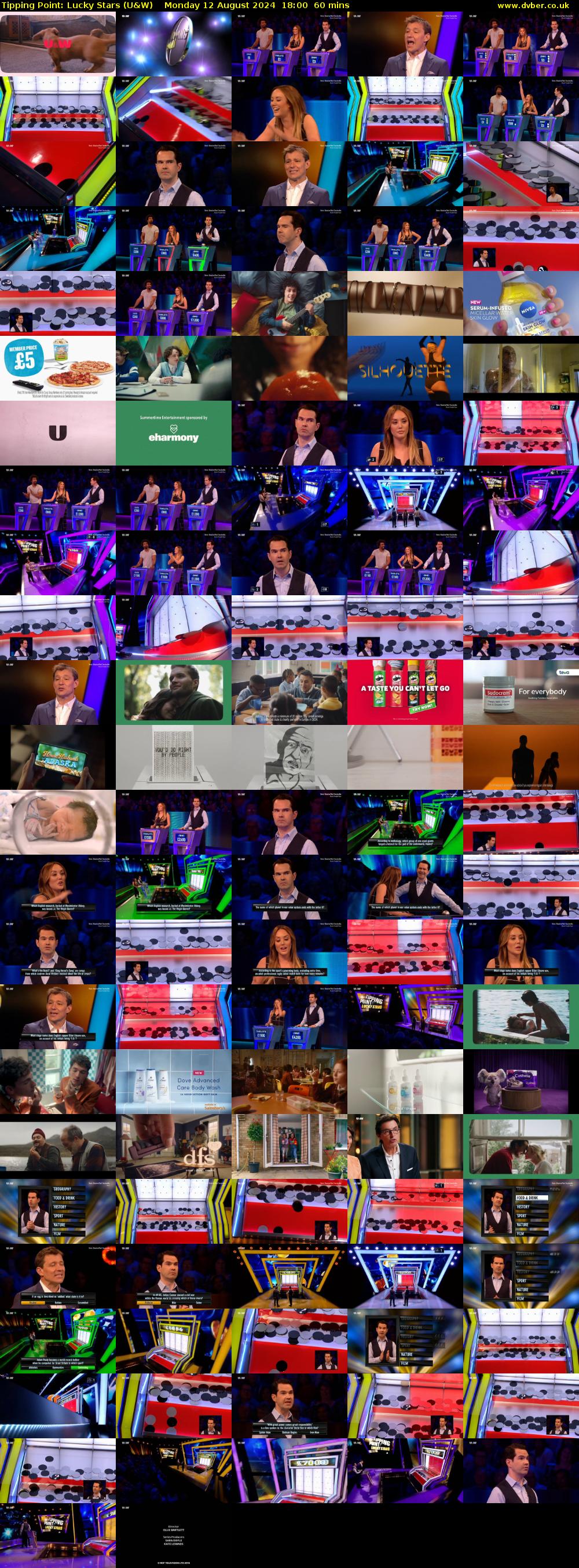 Tipping Point: Lucky Stars (U&W) Monday 12 August 2024 18:00 - 19:00