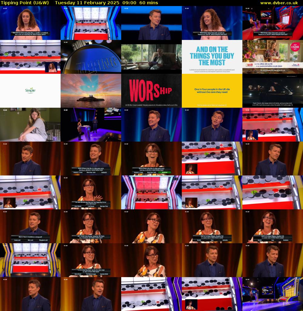 Tipping Point (U&W) Tuesday 11 February 2025 09:00 - 10:00