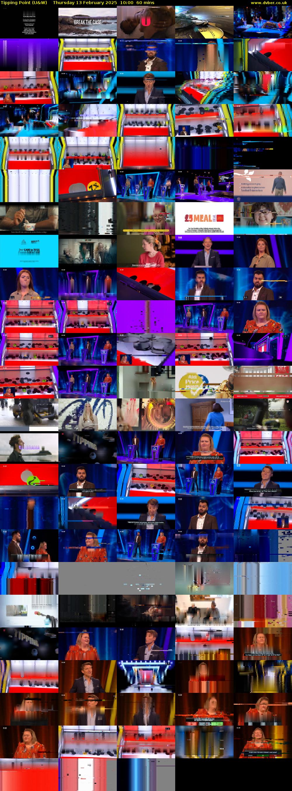 Tipping Point (U&W) Thursday 13 February 2025 10:00 - 11:00