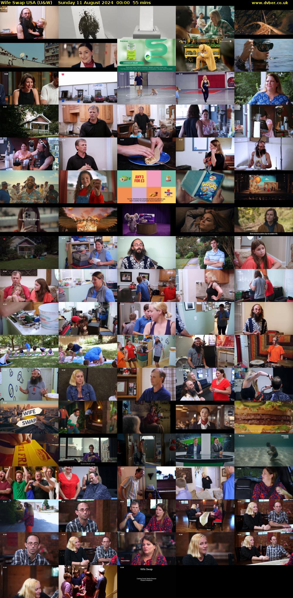 Wife Swap USA (U&W) Sunday 11 August 2024 00:00 - 00:55