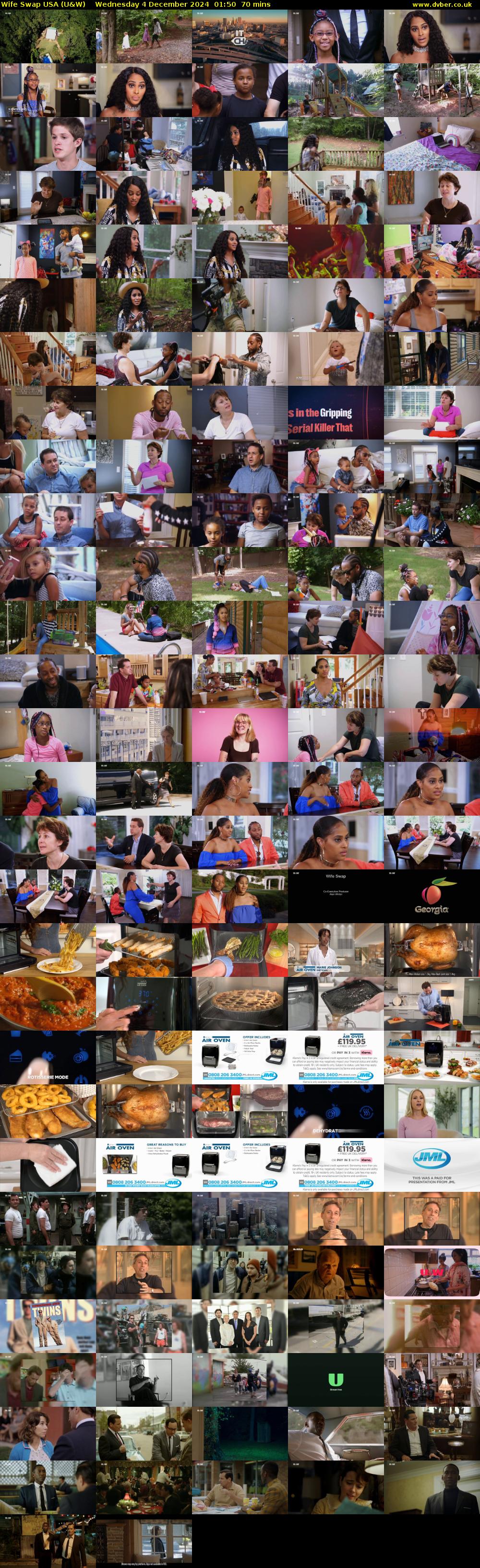 Wife Swap USA (U&W) Wednesday 4 December 2024 01:50 - 03:00