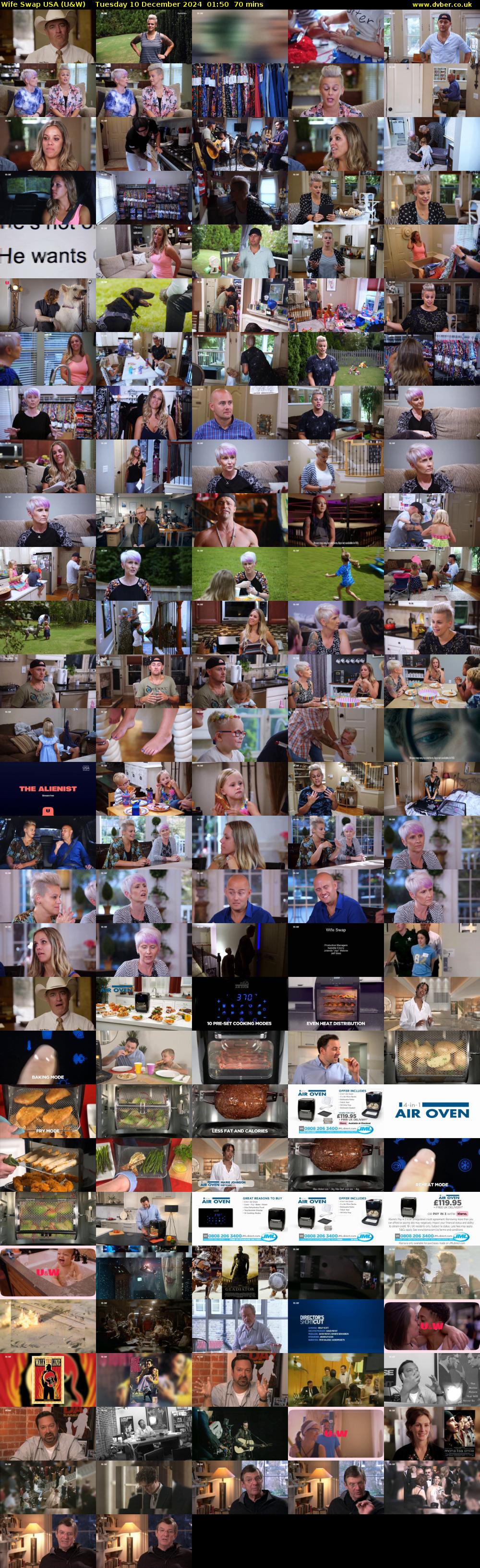 Wife Swap USA (U&W) Tuesday 10 December 2024 01:50 - 03:00
