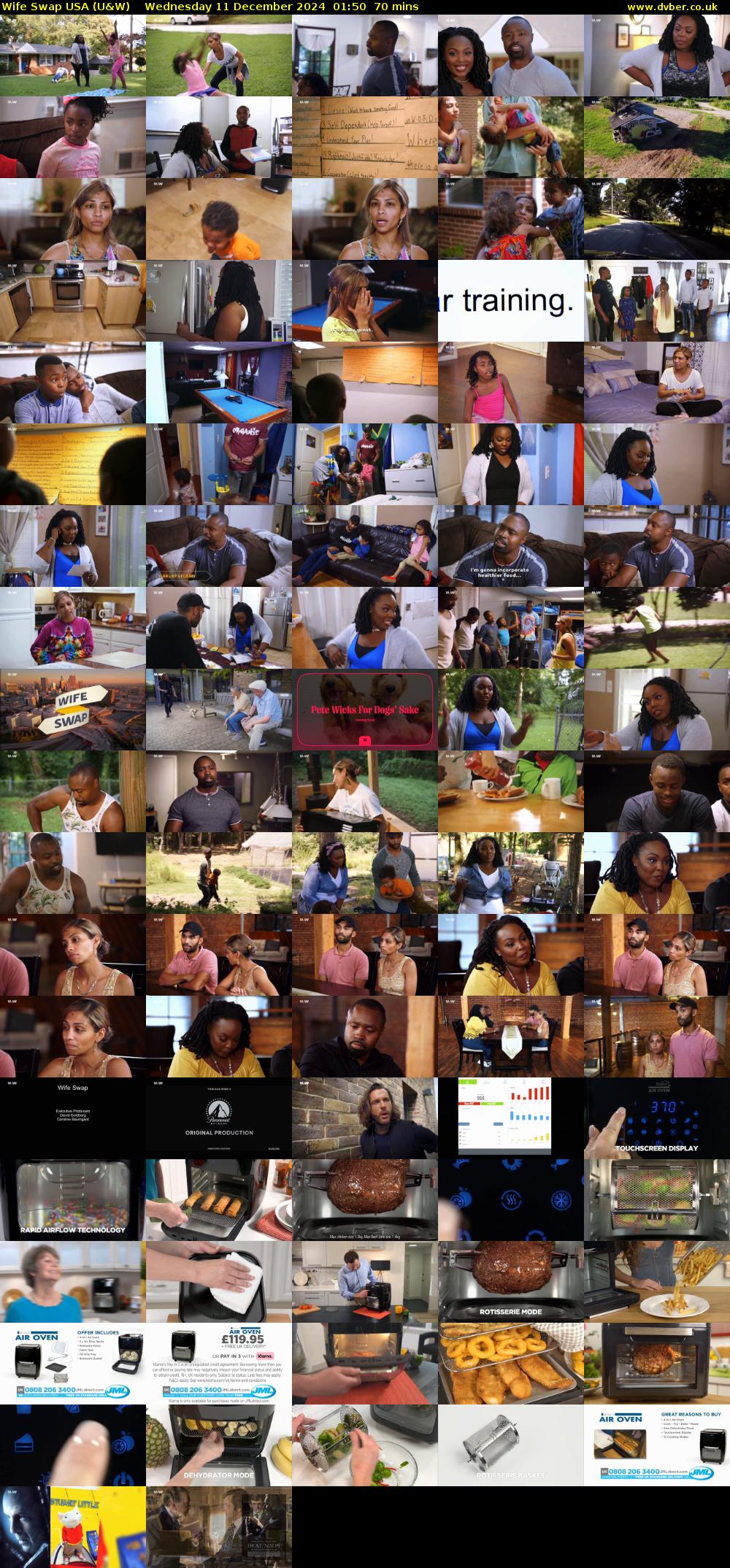 Wife Swap USA (U&W) Wednesday 11 December 2024 01:50 - 03:00