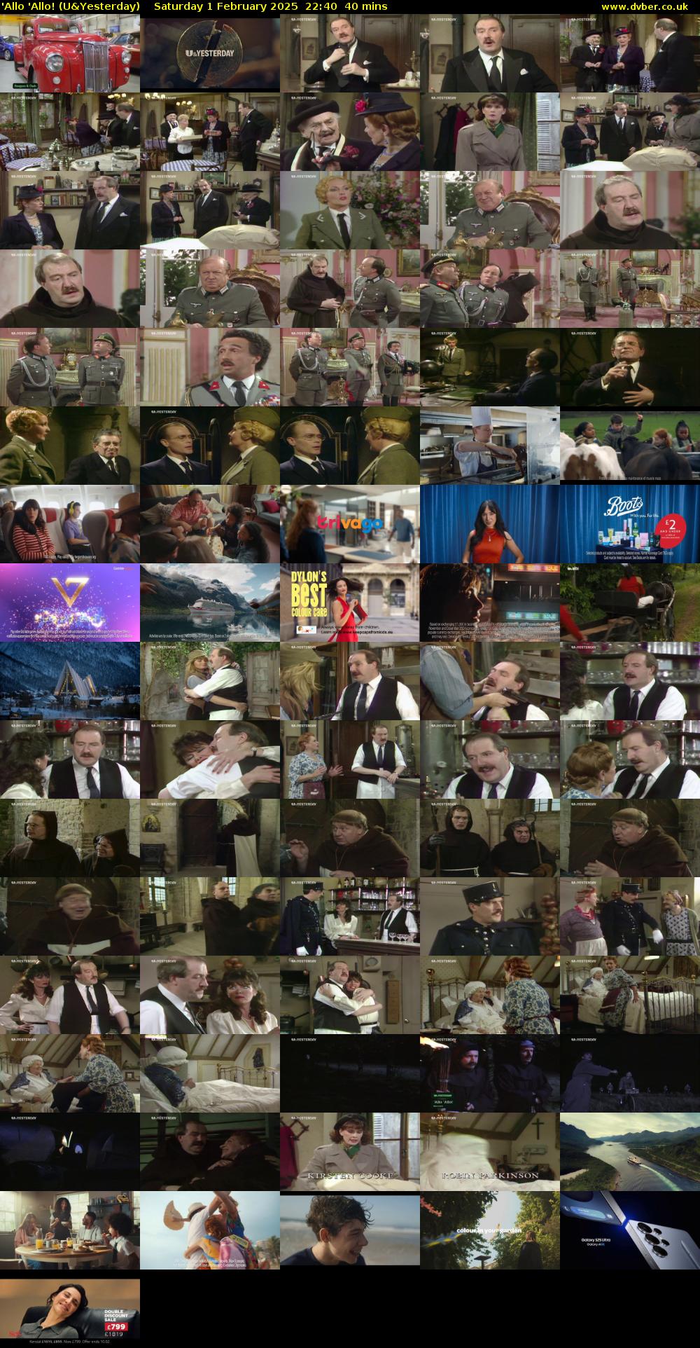 'Allo 'Allo! (U&Yesterday) Saturday 1 February 2025 22:40 - 23:20