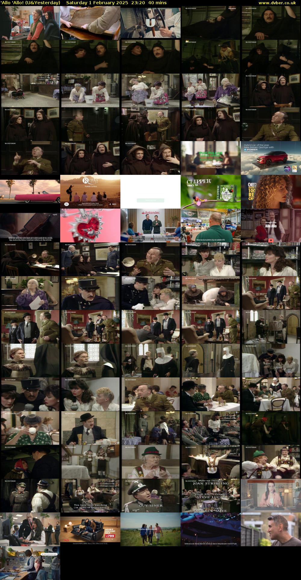 'Allo 'Allo! (U&Yesterday) Saturday 1 February 2025 23:20 - 00:00