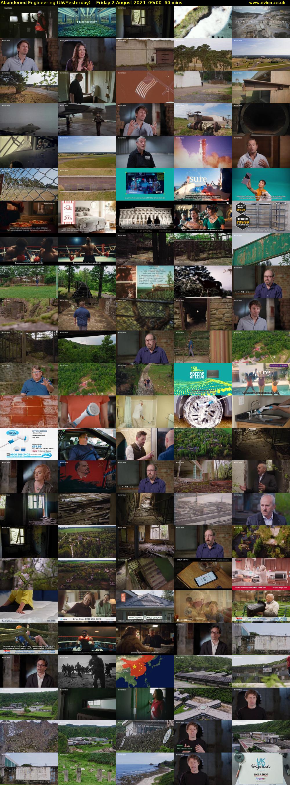 Abandoned Engineering (U&Yesterday) Friday 2 August 2024 09:00 - 10:00