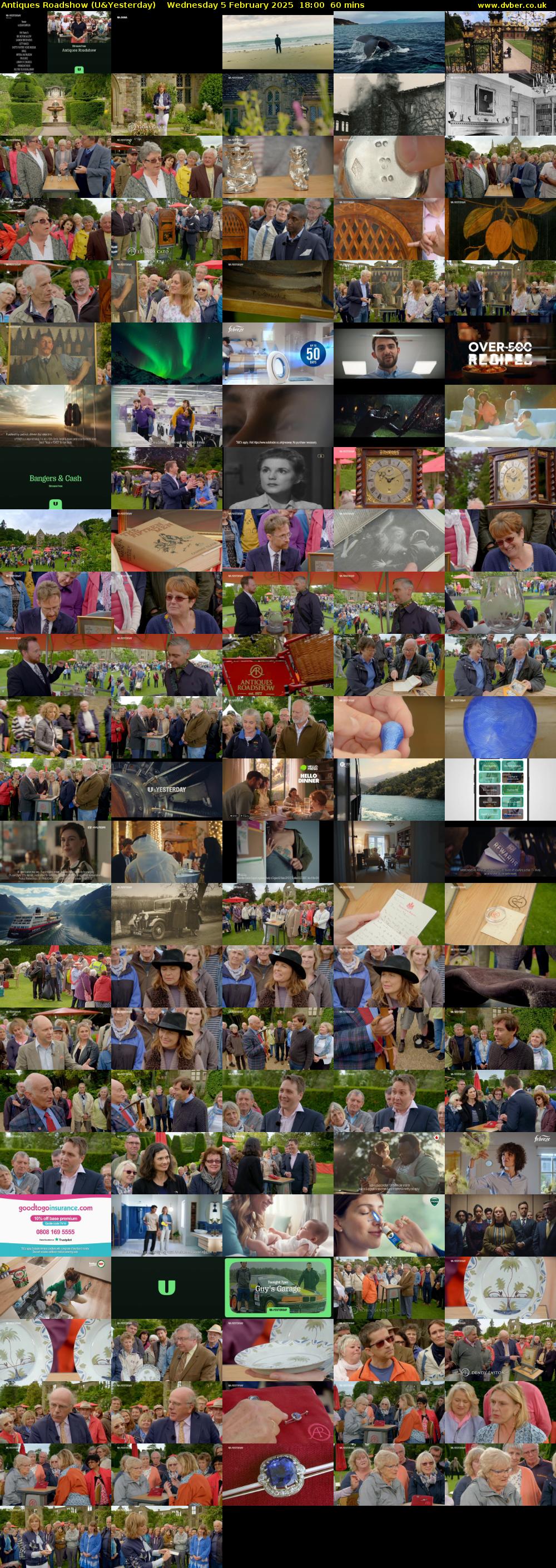Antiques Roadshow (U&Yesterday) Wednesday 5 February 2025 18:00 - 19:00