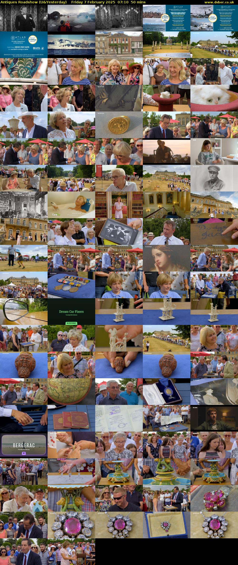 Antiques Roadshow (U&Yesterday) Friday 7 February 2025 07:10 - 08:00