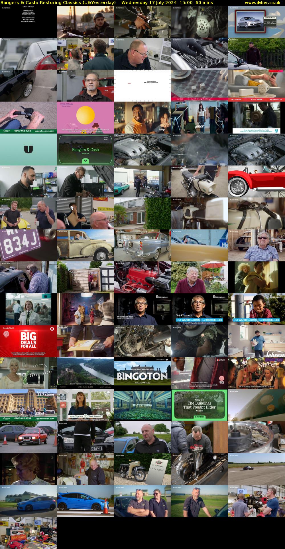 Bangers & Cash: Restoring Classics (U&Yesterday) Wednesday 17 July 2024 15:00 - 16:00