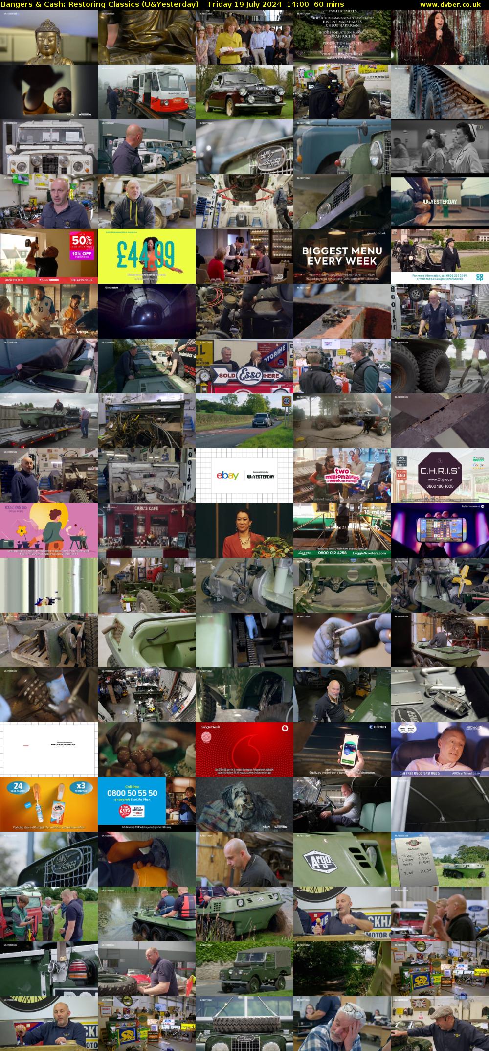 Bangers & Cash: Restoring Classics (U&Yesterday) Friday 19 July 2024 14:00 - 15:00