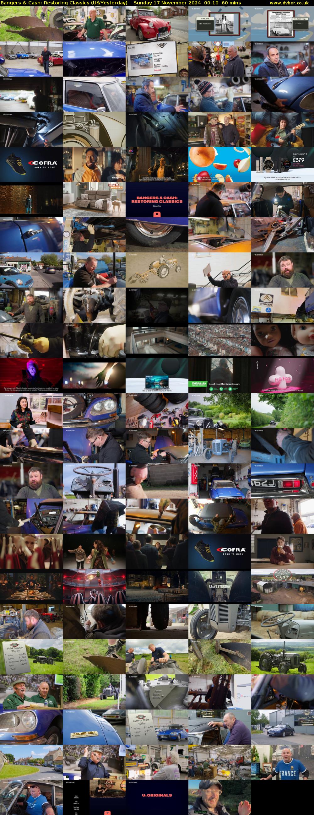 Bangers & Cash: Restoring Classics (U&Yesterday) Sunday 17 November 2024 00:10 - 01:10