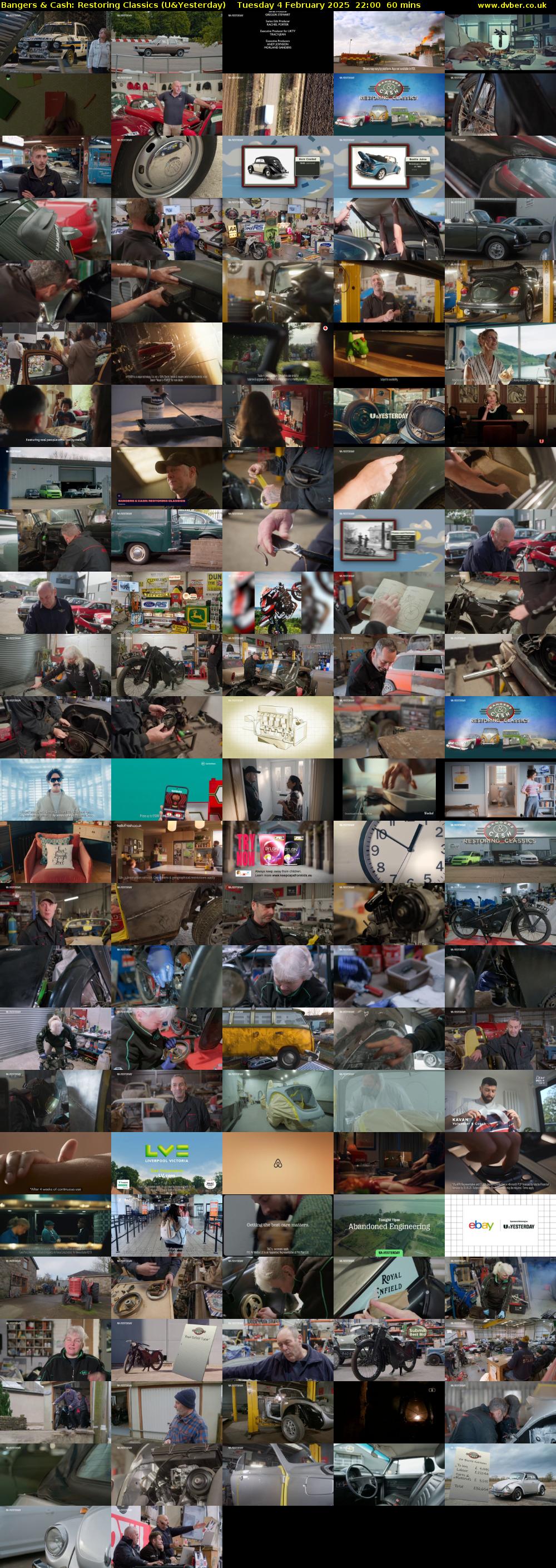 Bangers & Cash: Restoring Classics (U&Yesterday) Tuesday 4 February 2025 22:00 - 23:00