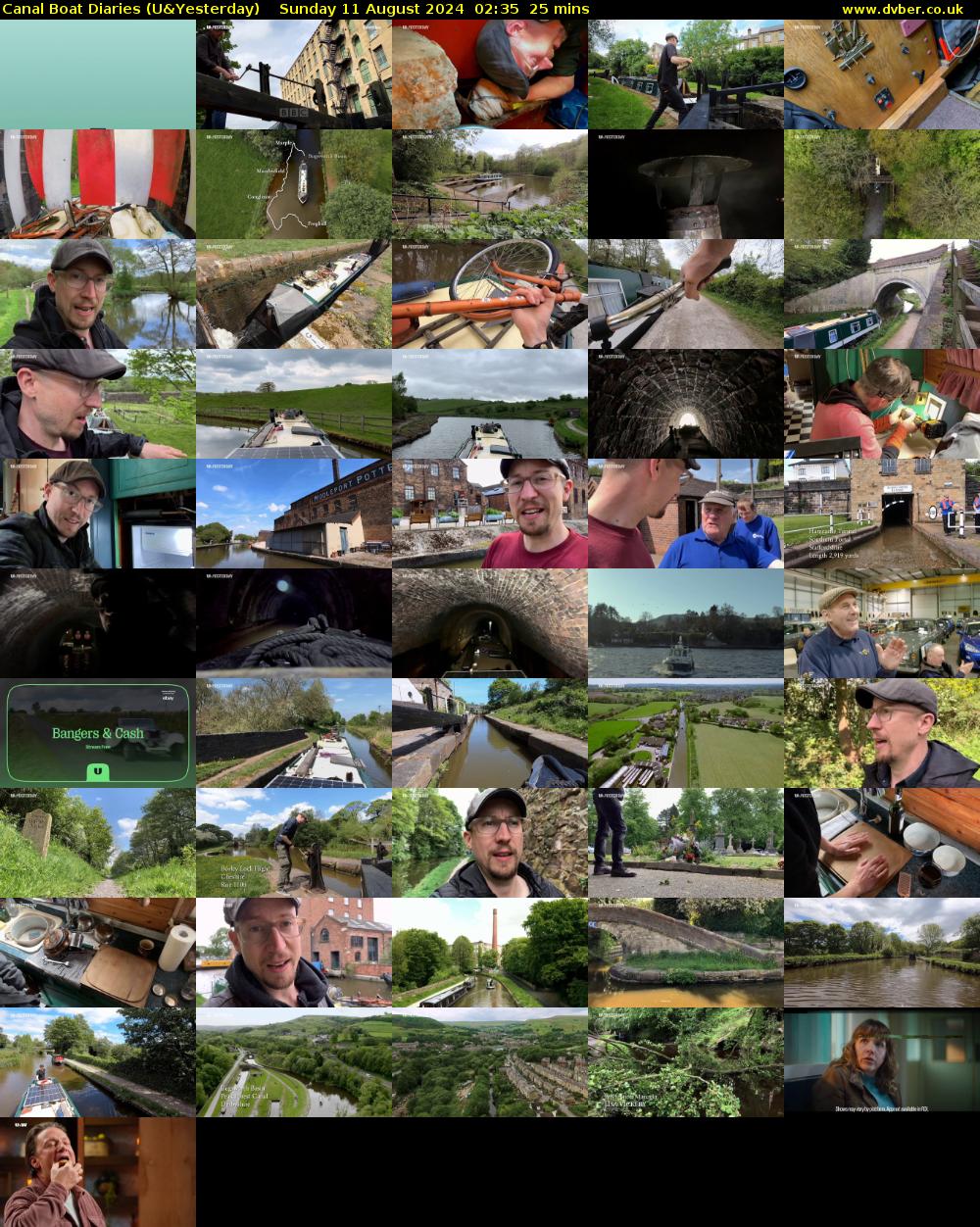 Canal Boat Diaries (U&Yesterday) Sunday 11 August 2024 02:35 - 03:00