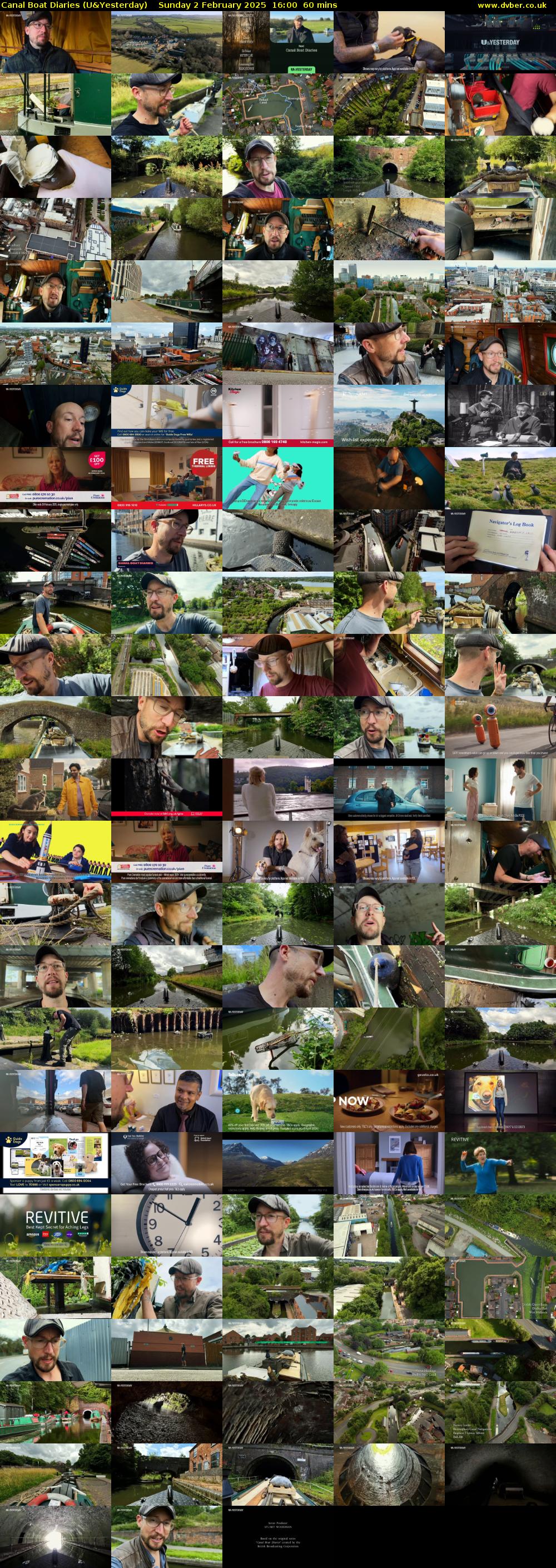 Canal Boat Diaries (U&Yesterday) Sunday 2 February 2025 16:00 - 17:00