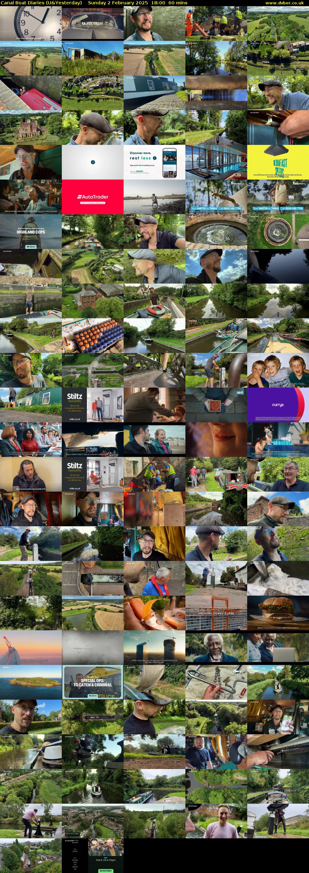 Canal Boat Diaries (U&Yesterday) Sunday 2 February 2025 18:00 - 19:00