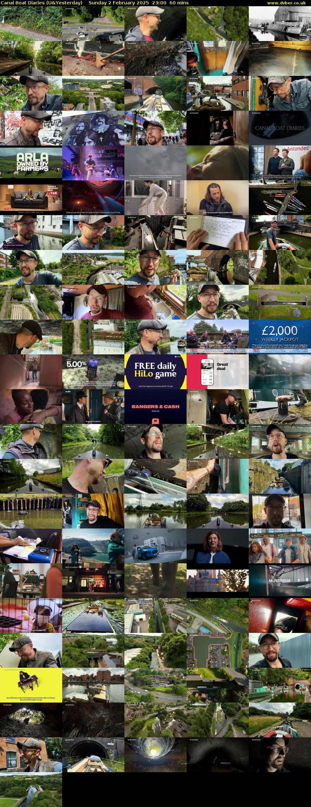 Canal Boat Diaries (U&Yesterday) Sunday 2 February 2025 23:00 - 00:00