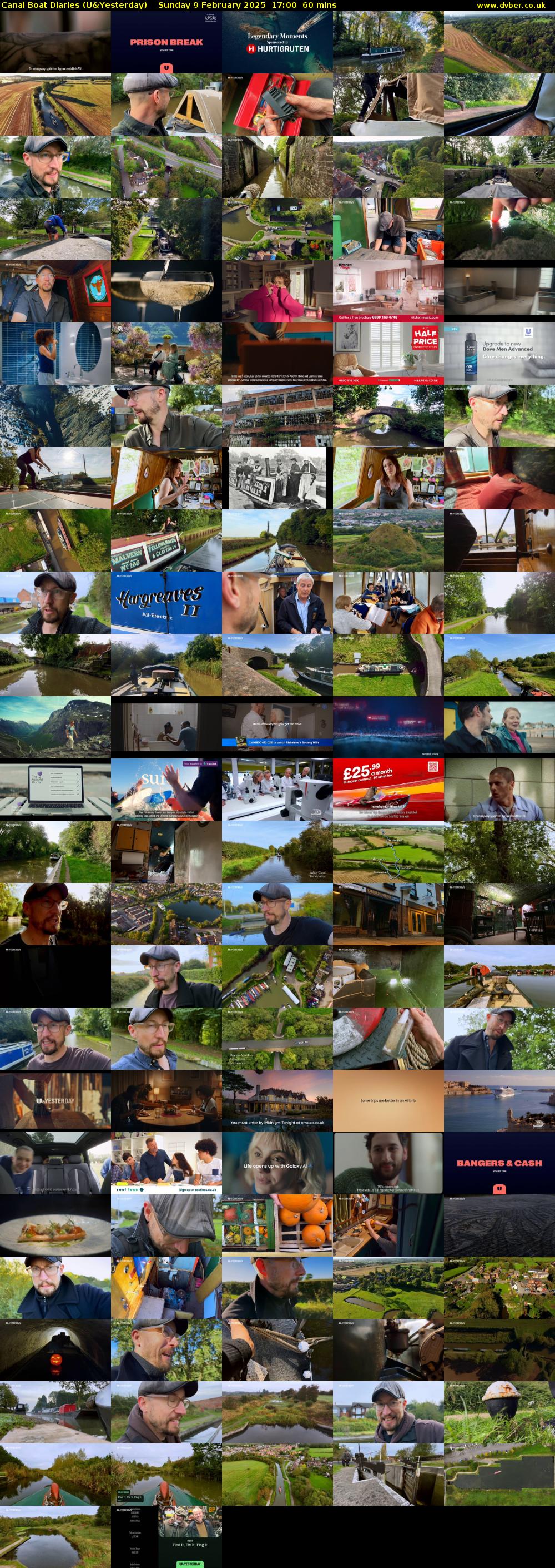 Canal Boat Diaries (U&Yesterday) Sunday 9 February 2025 17:00 - 18:00